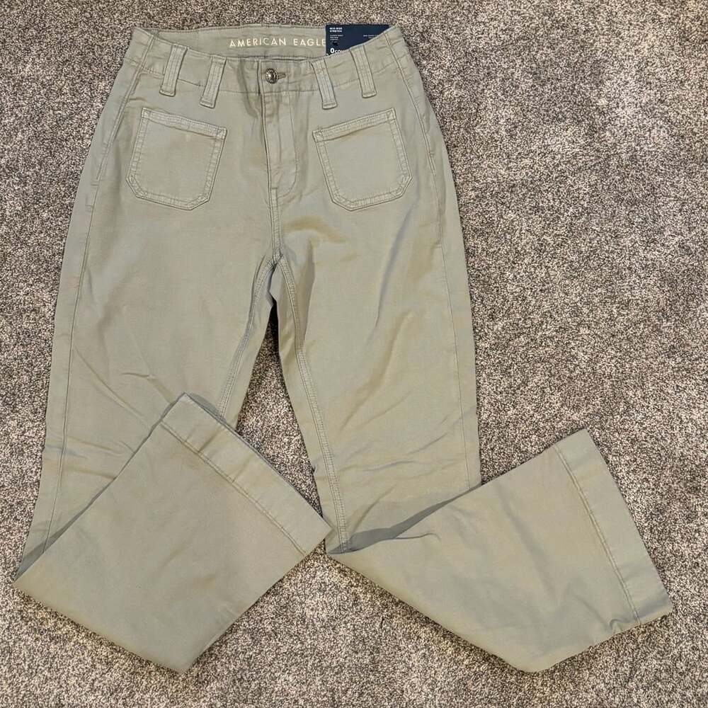 American Eagle Classic Boot Mid-Rise Stretch Short Sz 25